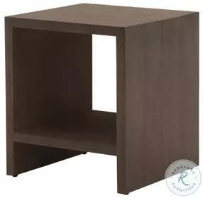 Dovetail Burnished Brown End Table