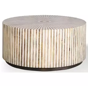Crossings Downtown Amber Round Cocktail Table