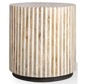Crossings Downtown Amber Round End Table