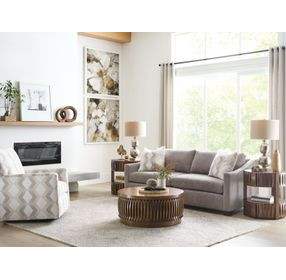 Hidden Treasures Medium Stain Lift Top Occasional Table Set