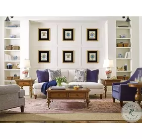 Berkshire Warm Cognac Pearson Square Occasional Table Set