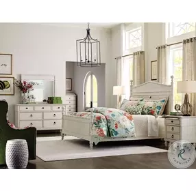 Grand Bay White Vida Bamboo Poster Bedroom Set