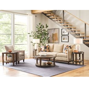 Oliver Hamilton Sepia Round Occasional Table Set