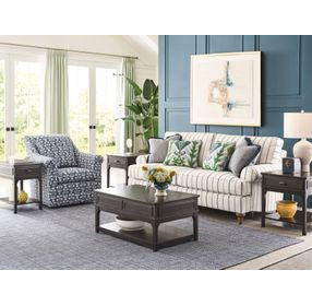 Serra Hamilton Soft Black Rectangular Lift Top Occasional Table Set