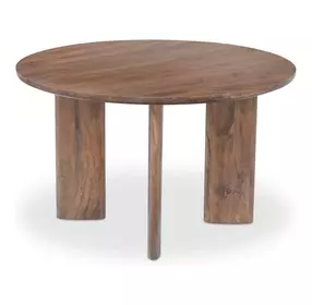 Lia Dark Brown 48" Round Dining Table