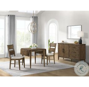 Koloa Honey Drop Leaf Extendable Dining Room Set