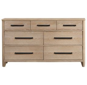 Breckenridge Medium Brown 7 Drawer Dresser