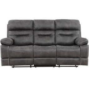 Rudger Gray 83" Manual Reclining Sofa
