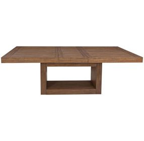 Garland Brown 70" Extendable Rectangular Dining Table