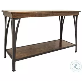 District Copper Sofa Table