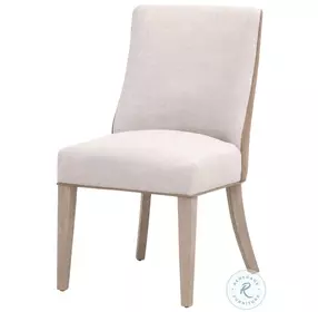 Duet Bisque French and Ivanhoe Toast Performance Fabric Head Chair