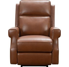 Durham Colchester Bitters Leather Power Recliner with Power Lumbar and USB Charging