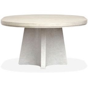 Moonwater Misty Cloud 72" Extendable Oval Dining Table