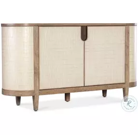 Oakshade Medium Brown And Light Tan Credenza
