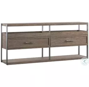 Casa Paros Playa And Anthracite 2 Drawer Console Table