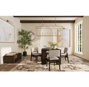 Flex Reclaimed Chevron Rectangular Dining Room Set