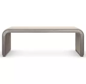 Traverse Dark Taupe Upholstered Bed Bench