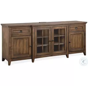 Ulas Toasted Nutmeg Wood 80" TV Stand
