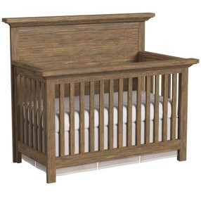 Westfield Harvest Brown Clean Headboard Convertible Crib