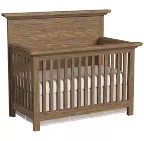 Westfield Harvest Brown Clean Headboard Convertible Crib