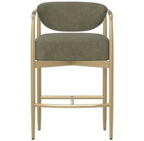 Cressida Ivanhoe Pine Upholstered Counter Height Stool