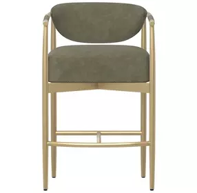 Cressida Ivanhoe Pine Upholstered Counter Height Stool