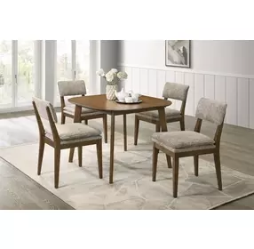 Miller Walnut Square Dining Room Set