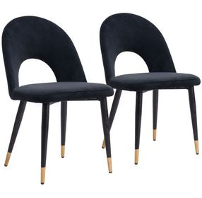 Menlo Black Dining Chair Set of 2