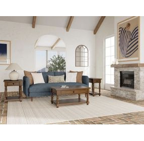 Eastlake Whiskey Oak Rectangular Occassional Table Set