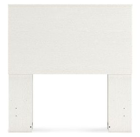Aprilyn White Twin Bookcase Headboard with USB Charging
