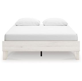 Socalle Light Natural Queen Platform Bed