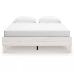 Socalle Light Natural Queen Platform Bed