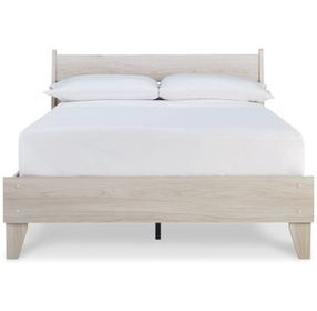 Socalle Natural Full Platform Bed