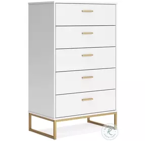 Socalle Two tone 5 Drawer Chest