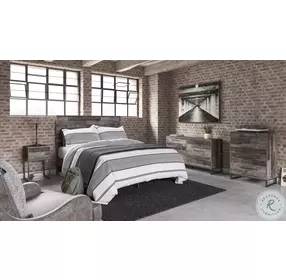 Neilsville Multi Gray Platform Bedroom Set