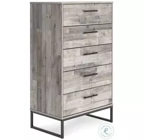 Neilsville Whitewash 5 Drawer Chest