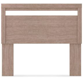 Flannia Warm Gray Full Panel Headboard