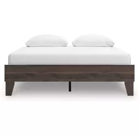 Calverson Mocha Platform Queen Bed