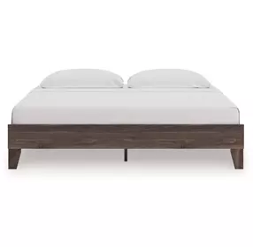 Calverson Brown King Platform Bed