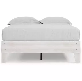Shawburn Whitewash Full Platform Bed