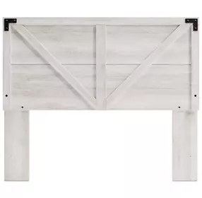 Shawburn Whitewash Queen Crossbuck Panel Headboard