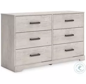 Shawburn Whitewash 6 Drawer Dresser