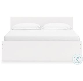 Onita White King Panel Bed