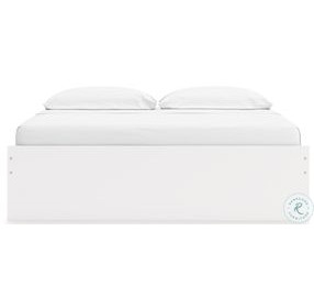 Onita White King Platform Bed