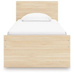 Onita Natural Twin Panel Platform Bed