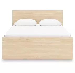 Onita Natural Full Panel Platform Storage Bed with 4 Drawers
