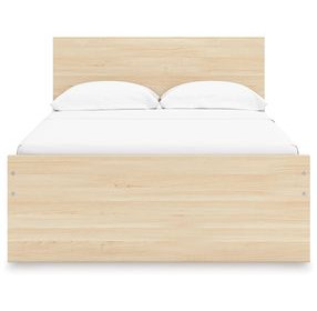 Onita Natural Full Panel Platform Bed