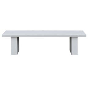 Nash Outdoor Dining Buff Outdoor Dining Bench