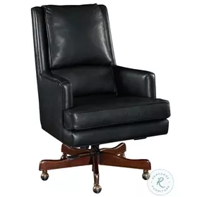Wright Black Swivel Bustle Style Back Tilt Executive Chair