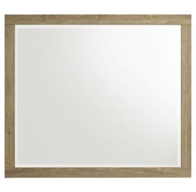 Newhall Vintage Oak Melamine Rectangular Dresser Mirror